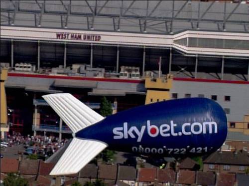 Sky Sports Premier League Sponsored Tethered Blimp Opportunity Sky Sports Premier League Sponsored Tethered Blimp Opportunity